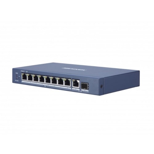Hikvision 10 prievadų 8 PoE prievadų komutatorius DS-3E0510P-E/M