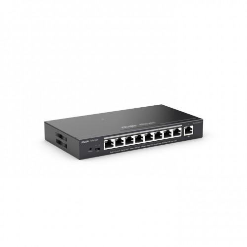 9 prievadų komutatorius Ruijie Reyee RG-ES209GC-P (Valdomas, 8 x PoE+) 9 prievadų komutatorius Ruijie Reyee RG-ES209GC-P (Valdomas, 8 x PoE+)