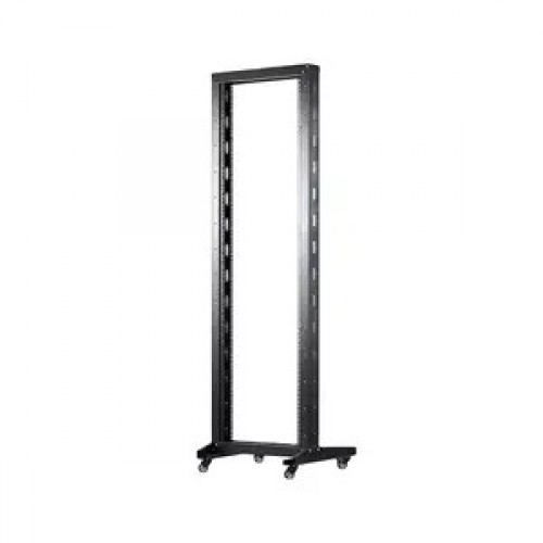 19'' 37U Atviras rėmas viengubas 550x600 (juodas)