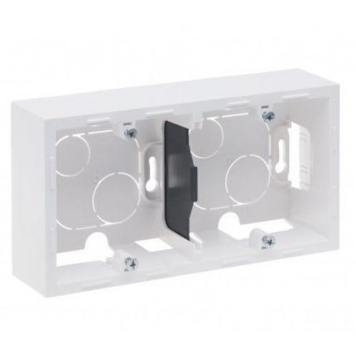 Virštinkinė dėžutė SUNO Legrand 721195 (balta, 2 mod.) Virštinkinė dėžutė SUNO Legrand 721195 (balta, 2 mod.)