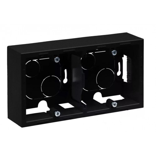 Virštinkinė dėžutė SUNO Legrand 721495 (juoda, 2 mod.) Virštinkinė dėžutė SUNO Legrand 721495 (juoda, 2 mod.)