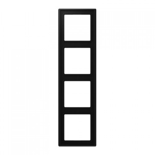 4 v. rėmelis LS990 JUNG LS984SWM (juodas, matinis)