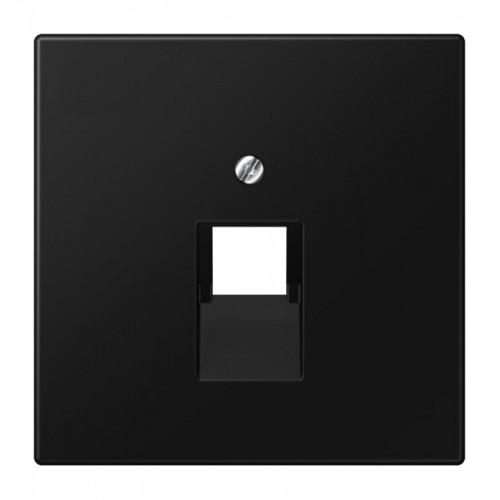 Kompiuterinio lizdo apdaila JUNG LS969-1UASWM (juoda, matinė, 1xRJ45) Kompiuterinio lizdo apdaila JUNG LS969-1UASWM (juoda, matinė, 1xRJ45)