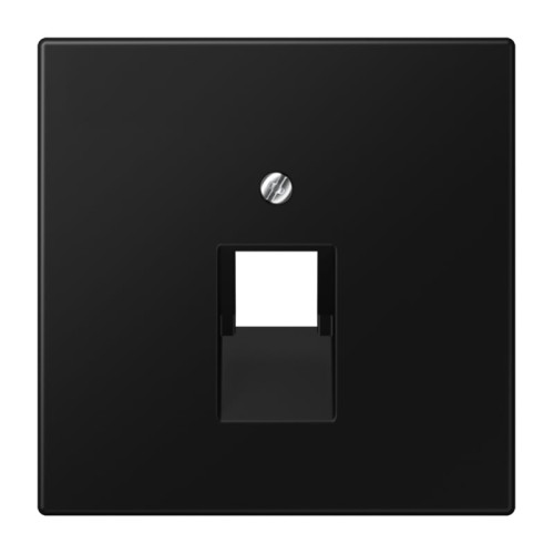 Kompiuterinio lizdo apdaila JUNG LS969-1UASWM (juoda, matinė, 1xRJ45) Kompiuterinio lizdo apdaila JUNG LS969-1UASWM (juoda, matinė, 1xRJ45)