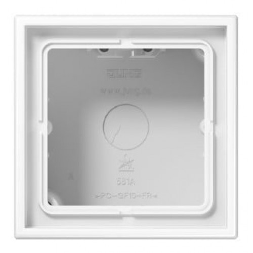 Vienguba virštinkinė dėžutė JUNG AS LS581AWW (balta) Vienguba virštinkinė dėžutė JUNG AS LS581AWW (balta)