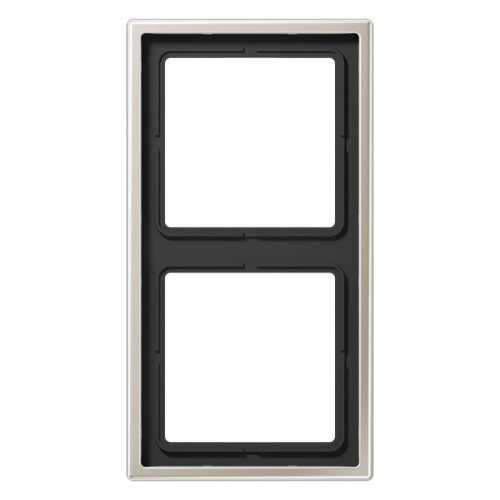 2 v. rėmelis JUNG ES2982 (nerūdijančio plieno spalva)