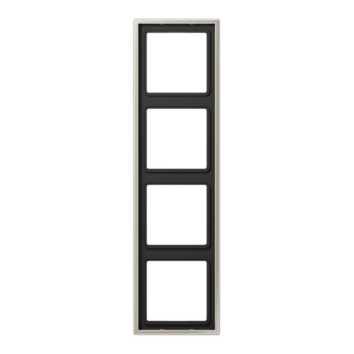 4 v. rėmelis JUNG ES2984 (nerūdijančio plieno spalva)