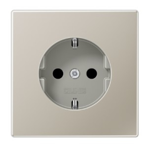 Kištukinis lizdas su įžeminimu JUNG ES1520 (nerūdijančio plieno, 16A/250V) Kištukinis lizdas su įžeminimu JUNG ES1520 (nerūdijančio plieno, 16A/250V)