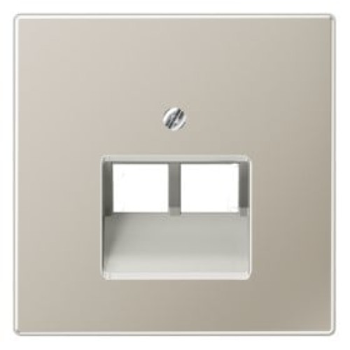 Kompiuterinio lizdo apdaila JUNG ES2969-2UA (nerūdijančio plieno, 2xRJ45) Kompiuterinio lizdo apdaila JUNG ES2969-2UA (nerūdijančio plieno, 2xRJ45)