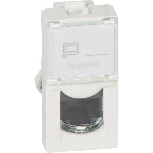 RJ45 lizdas Mosaic UTP 5E Legrand 076551 (baltas) RJ45 lizdas Mosaic UTP 5E Legrand 076551 (baltas)