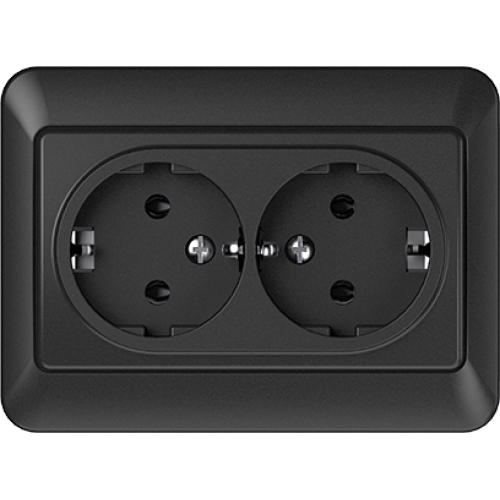 Virštinkinis kištukinis lizdas su įžeminimu Vilma RP16-021 SL+V (antracitas) Virštinkinis kištukinis lizdas su įžeminimu Vilma RP16-021 SL+V (antracitas)