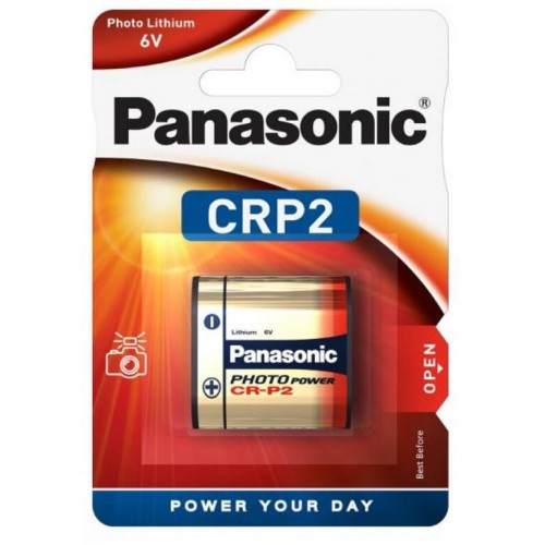 Baterija Panasonic Lithium CR-P2/DL223/EL223AP 6V (1 vnt.) Baterija Panasonic Lithium CR-P2/DL223/EL223AP 6V (1 vnt.)