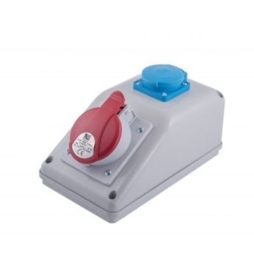 PawBol R-BOX 325/1-S plastikinis skydelis su kištukiniais lizdais (1x32A/250V) PawBol R-BOX 325/1-S plastikinis skydelis su kištukiniais lizdais (1x32A/250V)