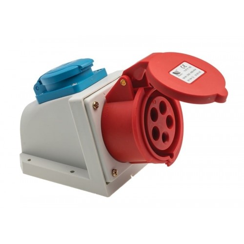 Pramoninis kištukinis lizdas Pawbol B.1942-S (16A, 5P, 250V/400V, IP44) Pramoninis kištukinis lizdas Pawbol B.1942-S (16A, 5P, 250V/400V, IP44)