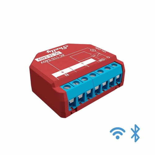 Wi-Fi relė su galios matavimo funkcija Shelly Plus 1PM (1 kanalo, 16A, 110-240 VAC, 10A 24-30 VDC) Wi-Fi relė su galios matavimo funkcija Shelly Plus 1PM (1 kanalo, 16A, 110-240 VAC, 10A 24-30 VDC)
