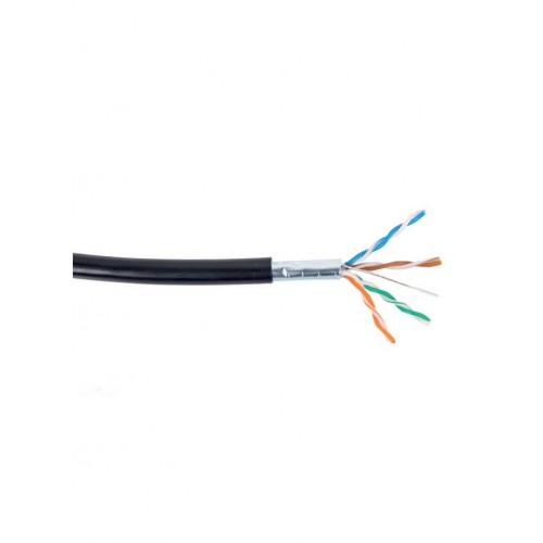 LAN tinklo kabelis Schnur FTP 5e 0.50mm (lauko, PVC, PE, Eca, 500m)