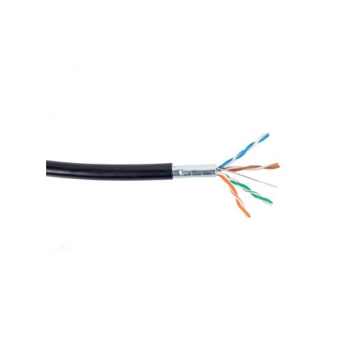 LAN tinklo kabelis Schnur FTP 5e 0.50mm (lauko, PVC, PE, Eca, 500m)
