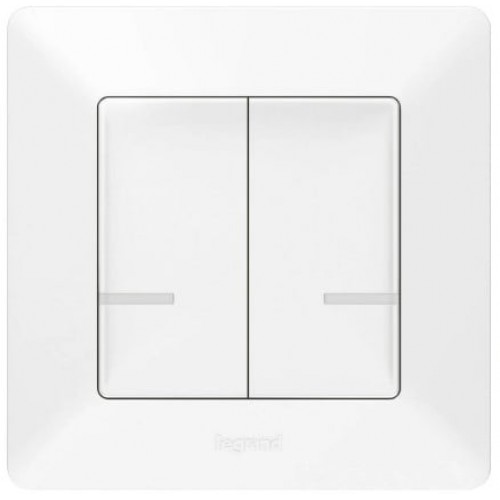 Virštinkinis 2 kl. belaidis jungiklis Valena Life Legrand 752187 (balta) Virštinkinis 2 kl. belaidis jungiklis Valena Life Legrand 752187 (balta)