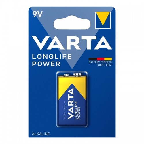Baterija VARTA Alkaline Long life 6LR61/6LF22/9V Krona (1 vnt.) Baterija VARTA Alkaline Long life 6LR61/6LF22/9V Krona (1 vnt.)