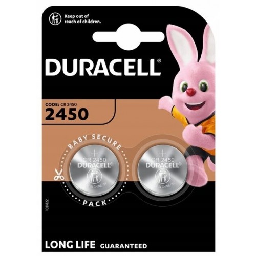 Baterija Duracell Lithium CR2450 (2 vnt.) Baterija Duracell Lithium CR2450 (2 vnt.)