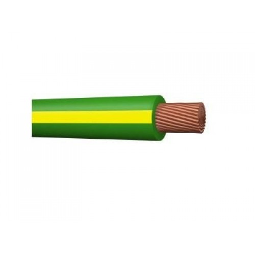 Kabelis MKEM-HF C Pro 1x6 (1m., geltonai/žalias)