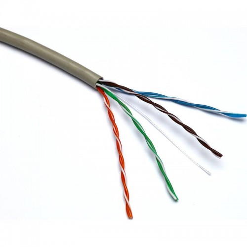 Kabelis ryšio Excel 100-065 Cat5 U/UTP (PVC, ECA, pilkas, ritė 305m.) Kabelis ryšio Excel 100-065 Cat5 U/UTP (PVC, ECA, pilkas, ritė 305m.)