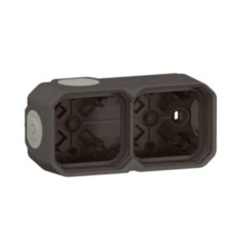 Virštinkinė dėžutė 2 vietų Plexo Legrand 069602L (antracitas) Virštinkinė dėžutė 2 vietų Plexo Legrand 069602L (antracitas)