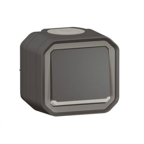 Virštinkinis jungiklis/perjungiklis 1 v. PLEXO Legrand 069782L (Su šviesinė indikacija, antracito spalva) Virštinkinis jungiklis/perjungiklis 1 v. PLEXO Legrand 069782L (Su šviesinė indikacija, antracito spalva)