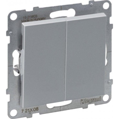 2 kl. perjungiklis aliuminis SUNO Legrand 721308 2 kl. perjungiklis aliuminis SUNO Legrand 721308