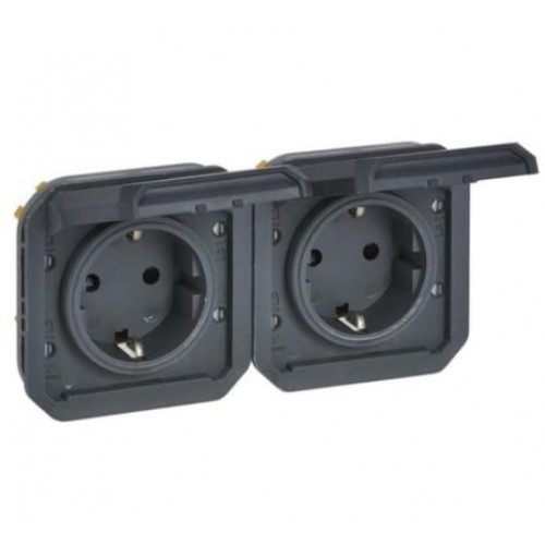 2 v. kištukinio lizdo mechanizmas Legrand 069879L (Antracitas) 2 v. kištukinio lizdo mechanizmas Legrand 069879L (Antracitas)