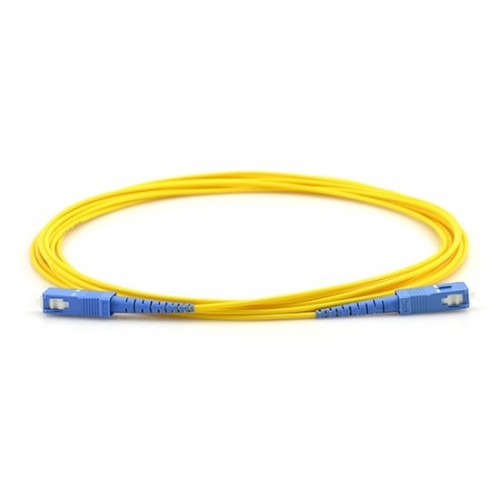 Optinis jungiamasis laidas SC/UPC-SC/UPC (SM, duplex, LSZH, 2mm, 0.5m)