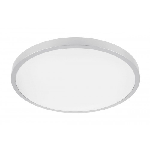 ATOL LED lubinis šviestuvas (32W, 2560lm, 3000K, sidabrinis, apvalus) GTV LD-ATOL32W-WW-02 ATOL LED lubinis šviestuvas (32W, 2560lm, 3000K, sidabrinis, apvalus) GTV LD-ATOL32W-WW-02