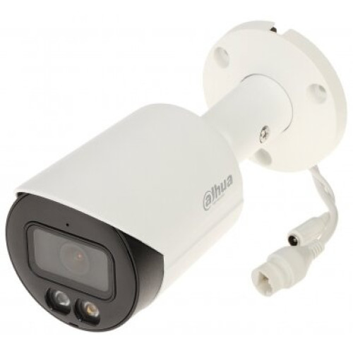 Dahua bullet IPC-HFW2549S-S-IL-0280B F2.8mm (Balta, 5 MP, IR + LED 30m, WizSense, IP67, PoE)