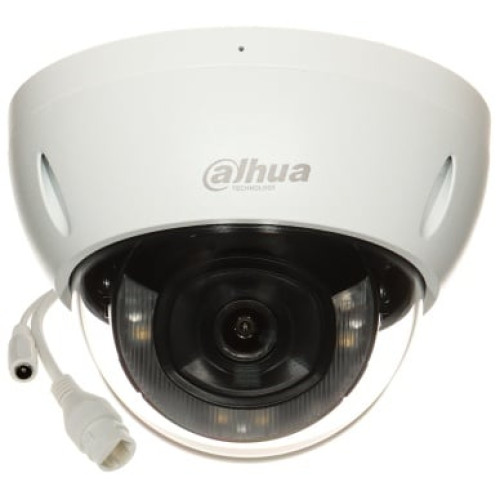 Dahua Dome IPC-HDBW2449E-S-IL-0280B (balta, 4 MP, 95°, IR + LED 30m, Smart Dual Light, IP67, IK10) Dahua Dome IPC-HDBW2449E-S-IL-0280B (balta, 4 MP, 95°, IR + LED 30m, Smart Dual Light, IP67, IK10)