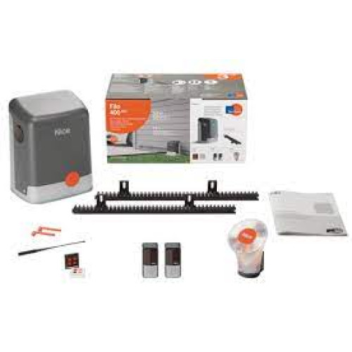 Slenkamų vartų automatikos komplektas NICE FILO400R10 (iki 400 kg, iki 5,5 m)