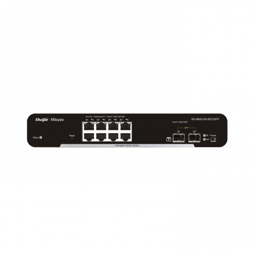 Komutatorius 10 prievadų Ruijie Reyee RG-NBS3100-8GT2SFP (Valdomas) Komutatorius 10 prievadų Ruijie Reyee RG-NBS3100-8GT2SFP (Valdomas)
