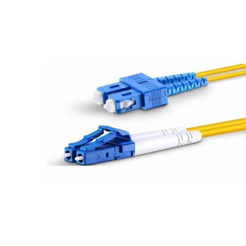 Optinis jungiamasis laidas LC/UPC–LC/UPC (Duplex, OS1/OS2, G657A1, LSZH, SM, 3mm, 1m)