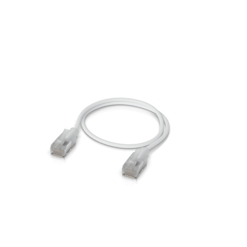 Patch kabelis Ubiquiti UACC-Cable-Patch-EL-0.3m-W (UTP Cat6, 0.3 m, balta)