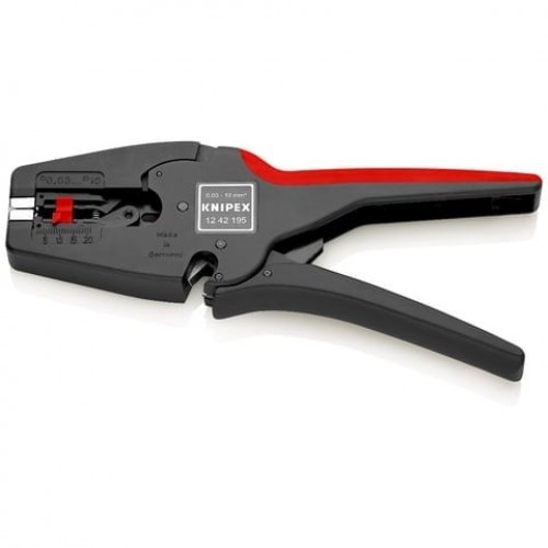 Kabelio nužievintojas Knipex 12 42 195 (0,06–10mm²) Kabelio nužievintojas Knipex 12 42 195 (0,06–10mm²)
