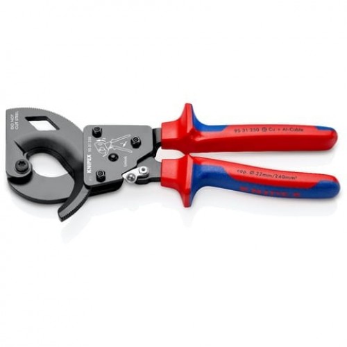 Kabelių kirpimo žirklės KNIPEX 9531250 (Ø32mm/240 mm2) Kabelių kirpimo žirklės KNIPEX 9531250 (Ø32mm/240 mm2)