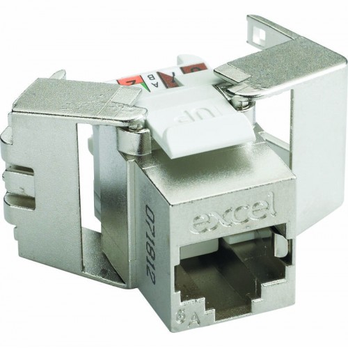 Lizdas RJ45 Excel 100-181 (Cat6A FTP, keystone)