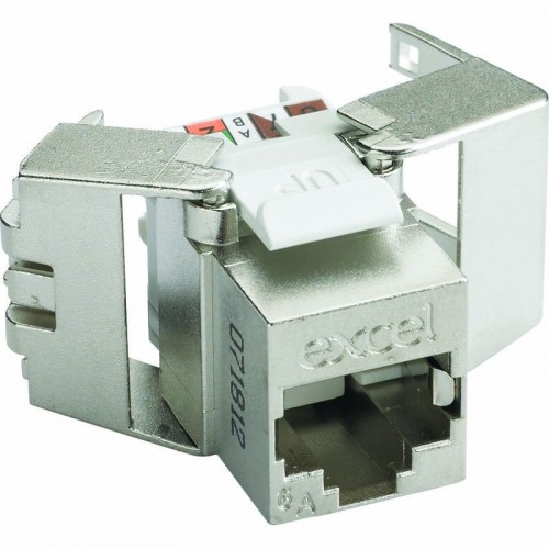 Lizdas RJ45 Excel 100-181 (Cat6A FTP, keystone) Lizdas RJ45 Excel 100-181 (Cat6A FTP, keystone)