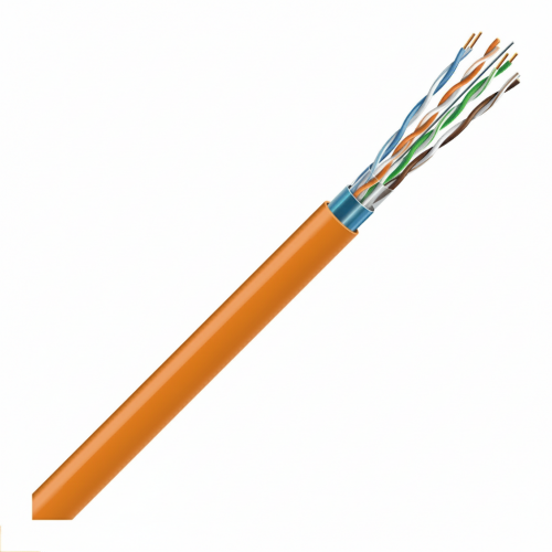 LAN tinklo kabelis ECG FTP 5e (vidaus, ekranuotas, PVC/LSZH, 24AWG, B2ca(s1,d1,a1), 305m)