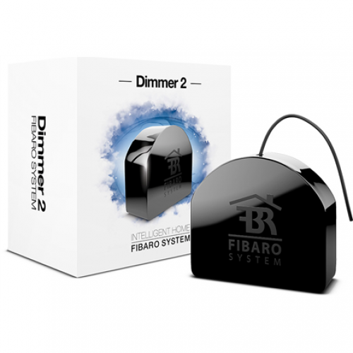 FGD-212 ZW5 EU Fibaro | Dimmer 2 | Z-Wave | Black