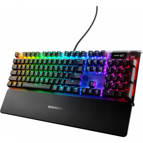 64774 SteelSeries Apex 7 Gaming Keyboard, US Layout, Wired, Blue Switch | SteelSeries | Gaming Keyboard | Apex 7 | Blue Switch | Gaming keyboard | Wired | RGB LED light | US | USB