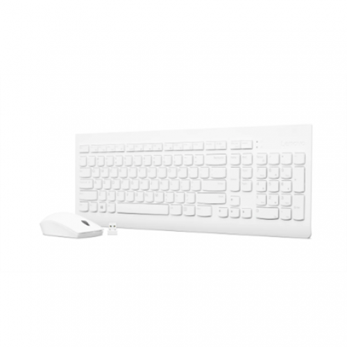 GX30W75336 Lenovo | Wireless Combo Keyboard & Mouse | 510 | White | Keyboard and Mouse Combo | 2.4 GHz Wireless via Nano USB | Batteries included | English | White