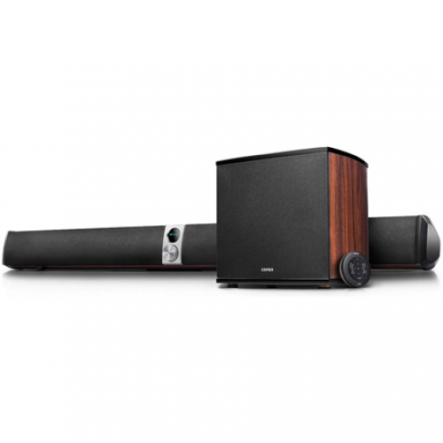 S70DB Brown Edifier | Hi-Res Audio Qualified Soundbar and Subwoofer | S70DB | Bluetooth | Wireless connection S70DB Brown Edifier | Hi-Res Audio Qualified Soundbar and Subwoofer | S70DB | Bluetooth | Wireless connection