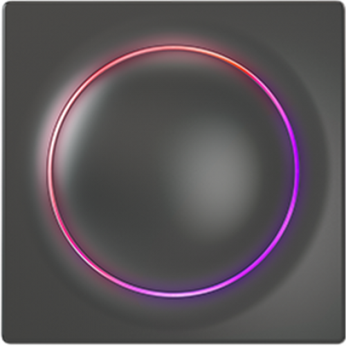 FGWDSEU221-8 ZW5 EU Antracyt FIBARO Walli Switch, Black, Z-Wave EU | Fibaro | Walli Switch | FGWDSEU-221-8 | Black