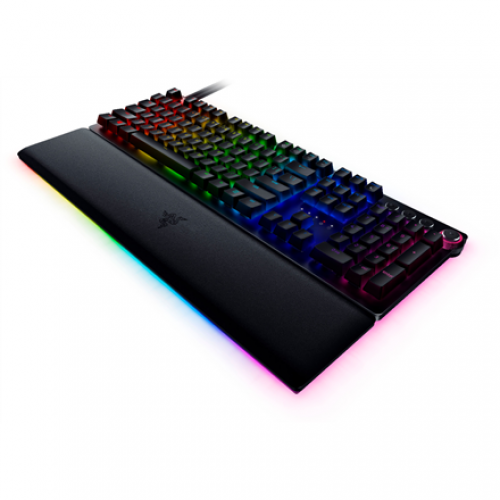 RZ03-03930300-R3M1 Razer | Huntsman V2 Optical Gaming Keyboard | Gaming keyboard | Wired | RGB LED light | US | Black | Numeric keypad | Clicky Purple Switch