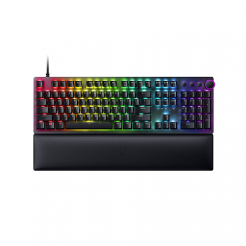 RZ03-03930600-R3N1 Razer | Huntsman V2 Optical Gaming Keyboard | Gaming keyboard | Wired | RGB LED light | NORD | Black | Numeric keypad | Linear Red Switch